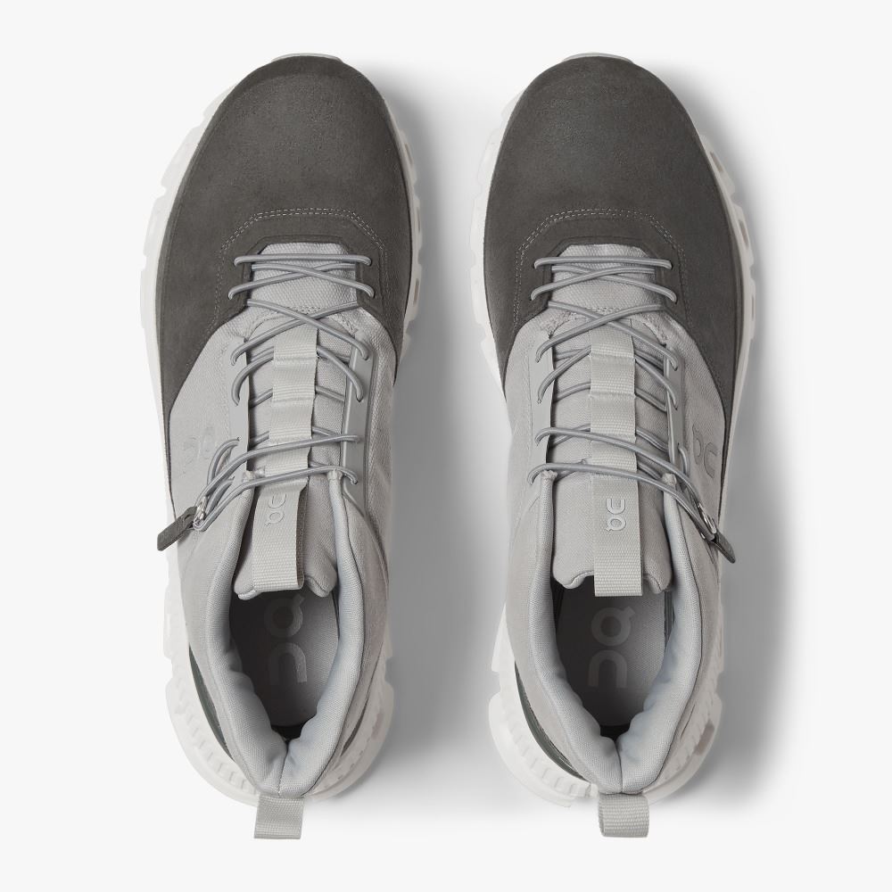 Men's On Running Cloud Hi Trainers Grey | BXN9014SO