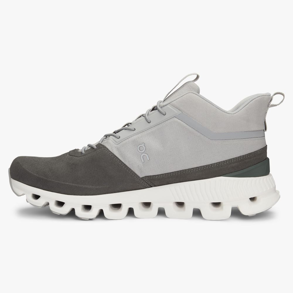 Men's On Running Cloud Hi Trainers Grey | BXN9014SO