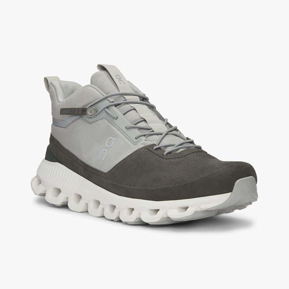 Men's On Running Cloud Hi Trainers Grey | BXN9014SO