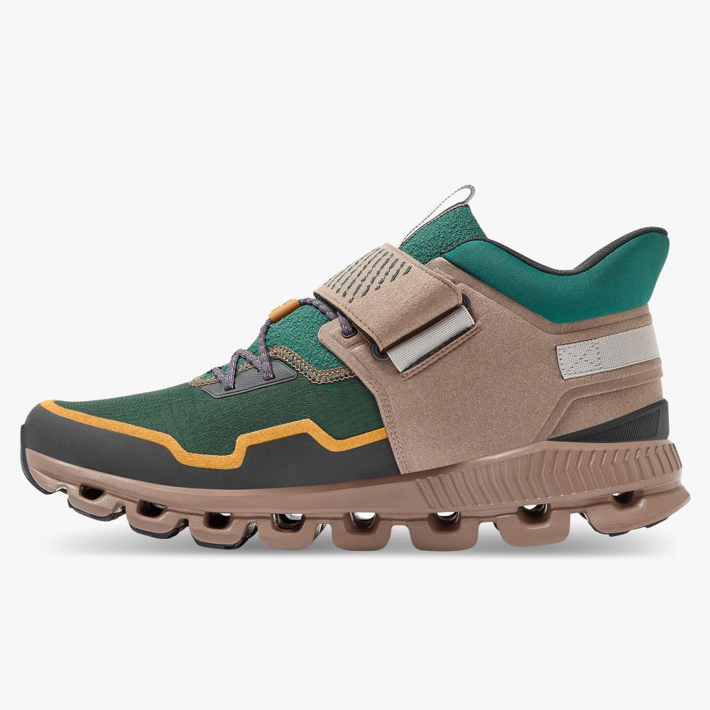 Men's On Running Cloud Hi Trainers Khaki Green | IIE73100BM