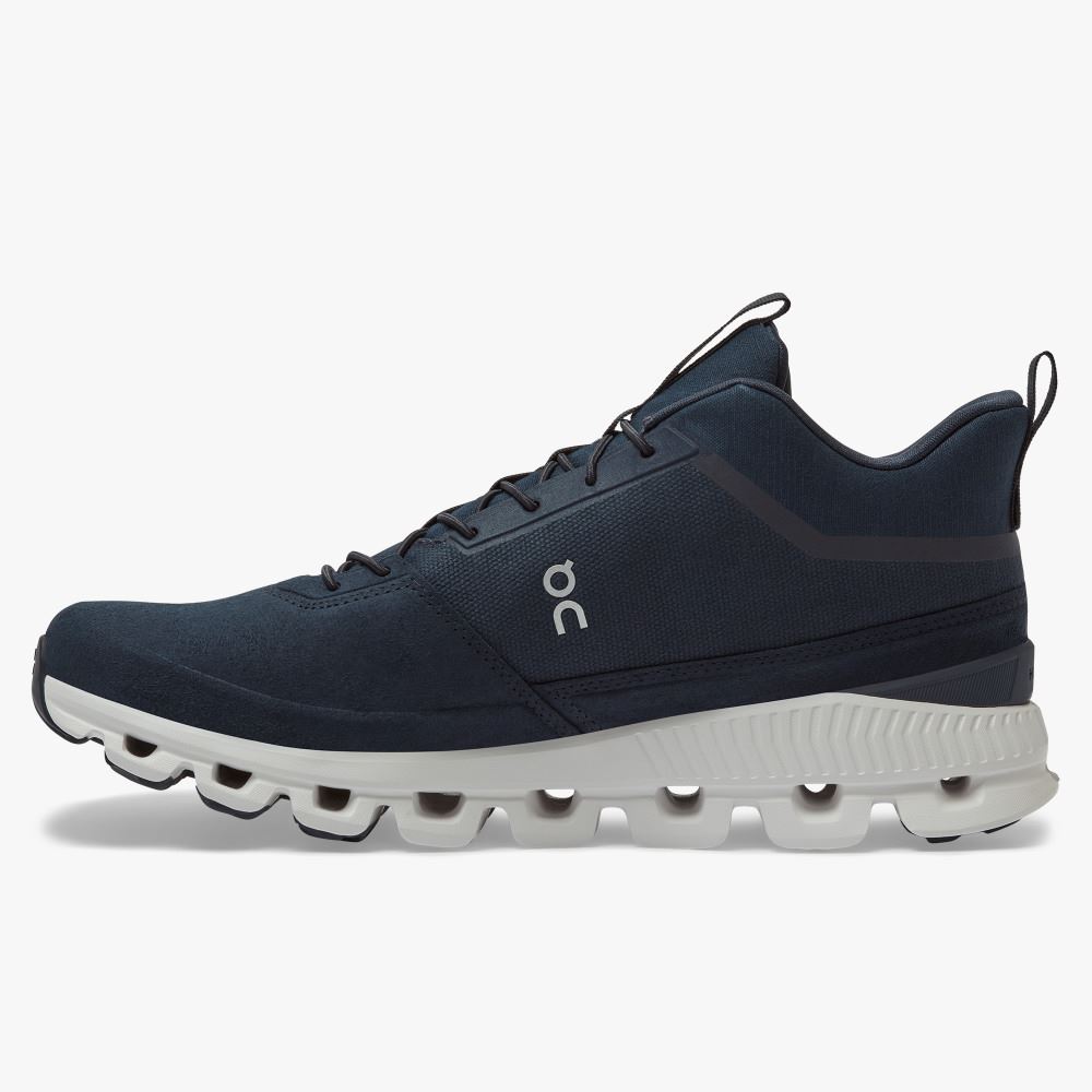 Men's On Running Cloud Hi Trainers Navy | BQA57100DM