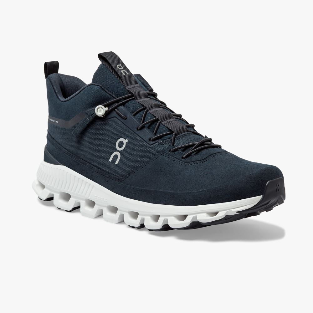 Men's On Running Cloud Hi Trainers Navy | BQA57100DM