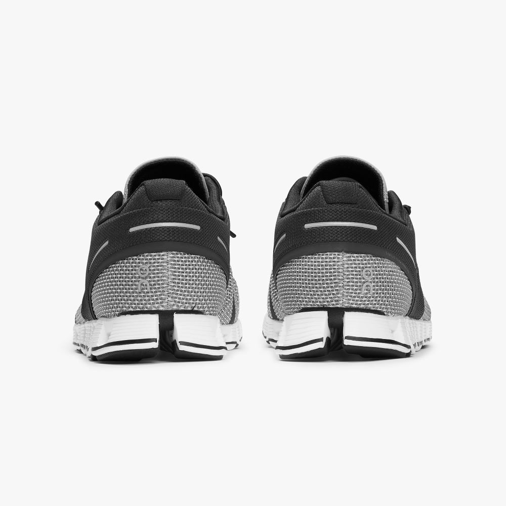 Men's On Running Cloud Trainers Black Grey | TML4537RN