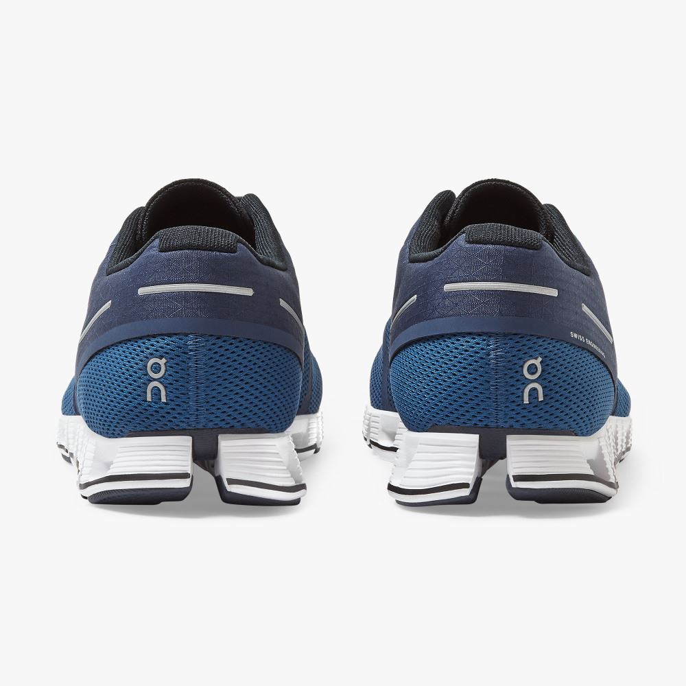 Men's On Running Cloud Trainers Blue | BNG7429ZW