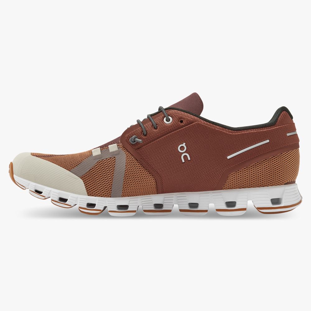 Men's On Running Cloud Trainers Brown | OZM3067VD