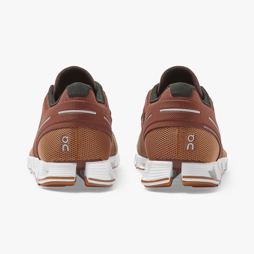 Men's On Running Cloud Trainers Brown | OZM3067VD