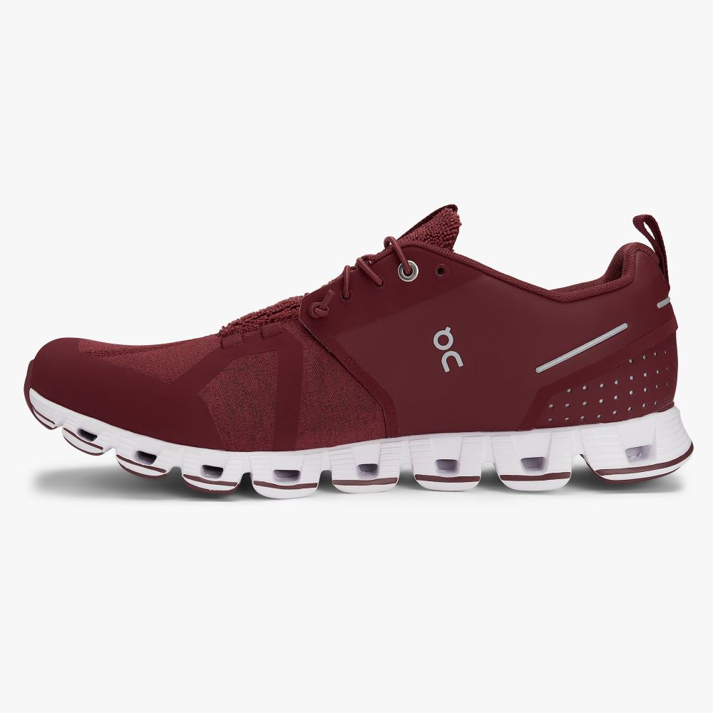 Men's On Running Cloud Trainers Burgundy | LVF6450HR