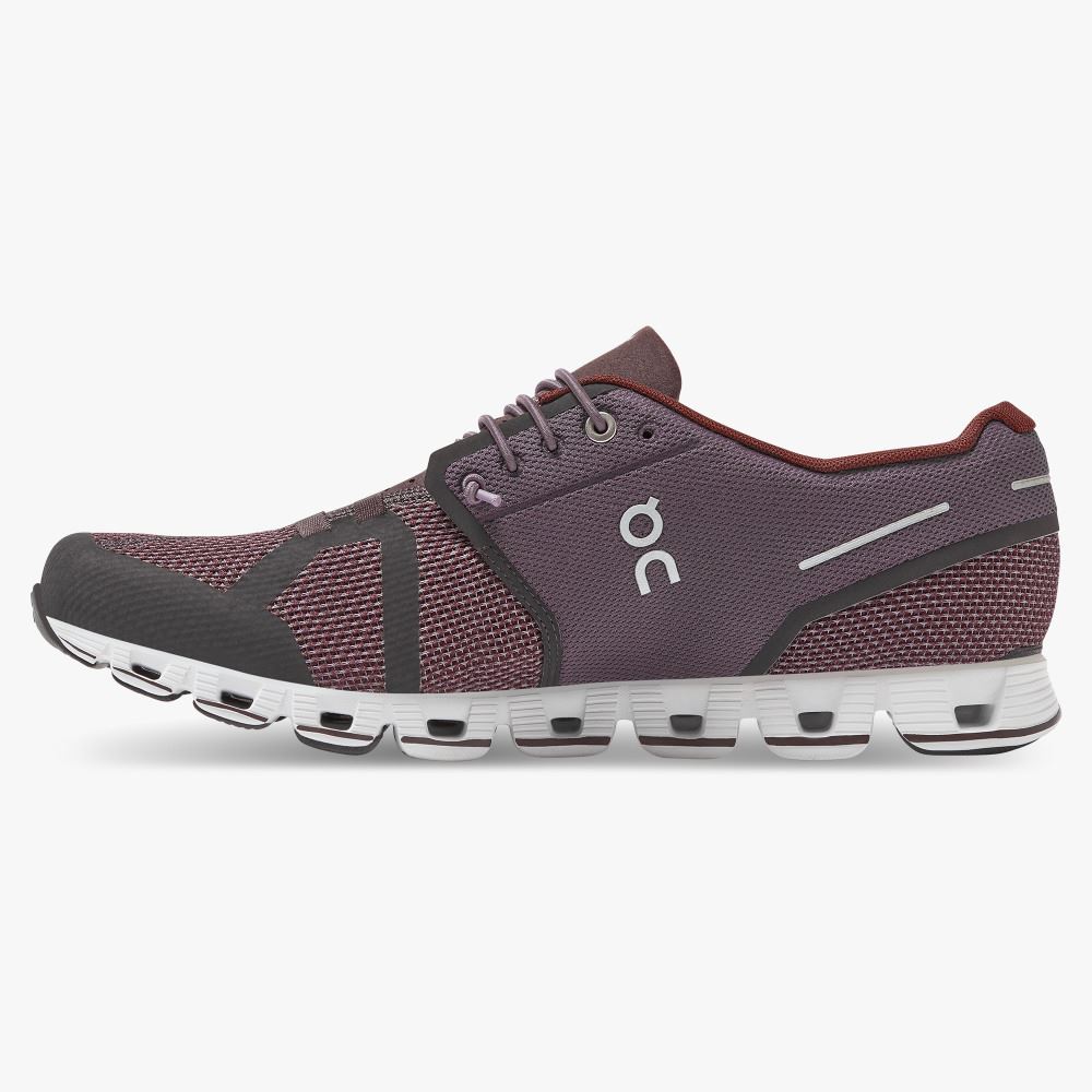 Men's On Running Cloud Trainers Burgundy | PRD8599GV