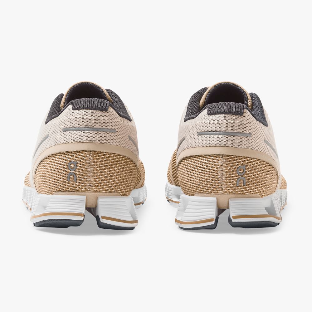 Men's On Running Cloud Trainers Khaki | XKQ263NU