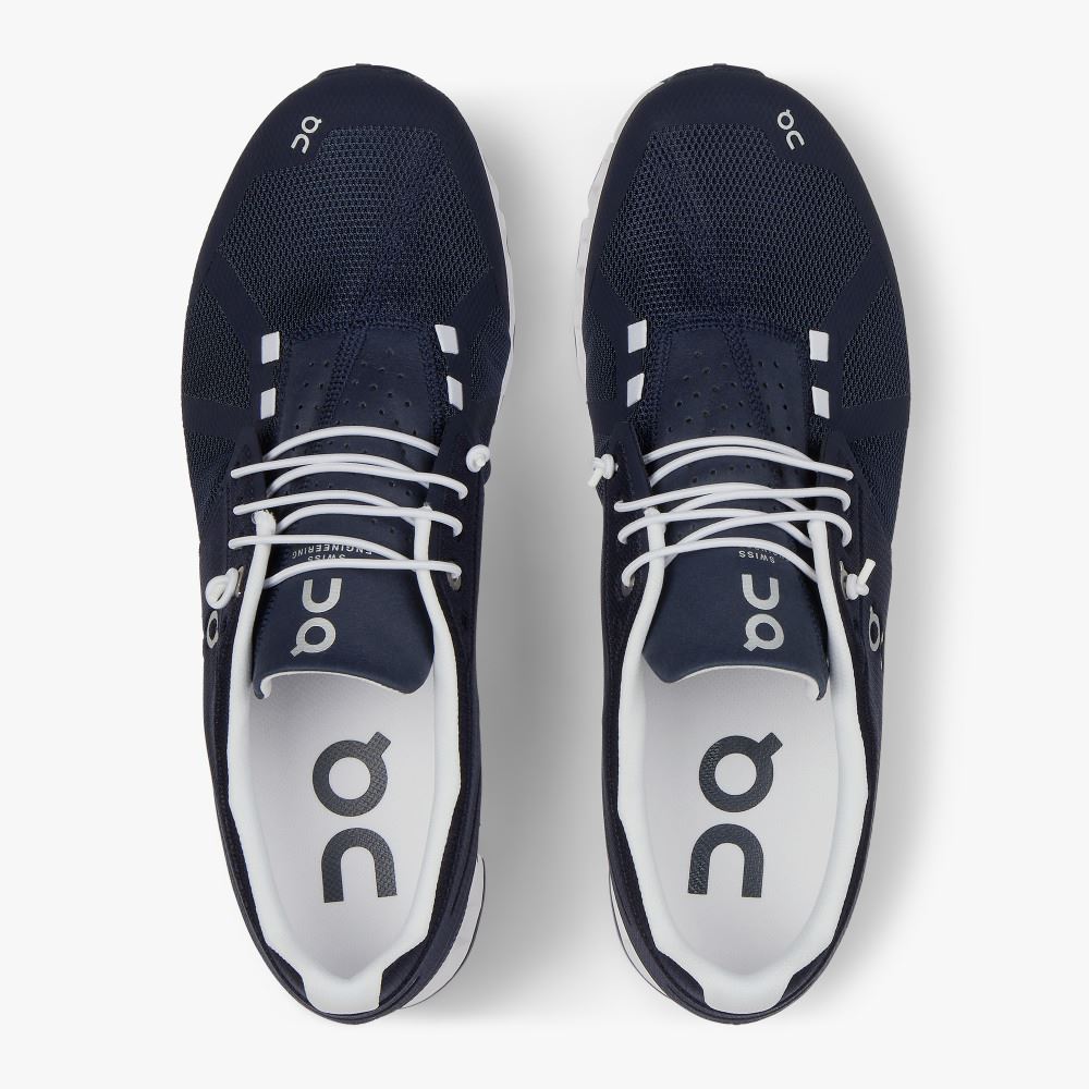 Men's On Running Cloud Trainers Navy | VTJ906IH