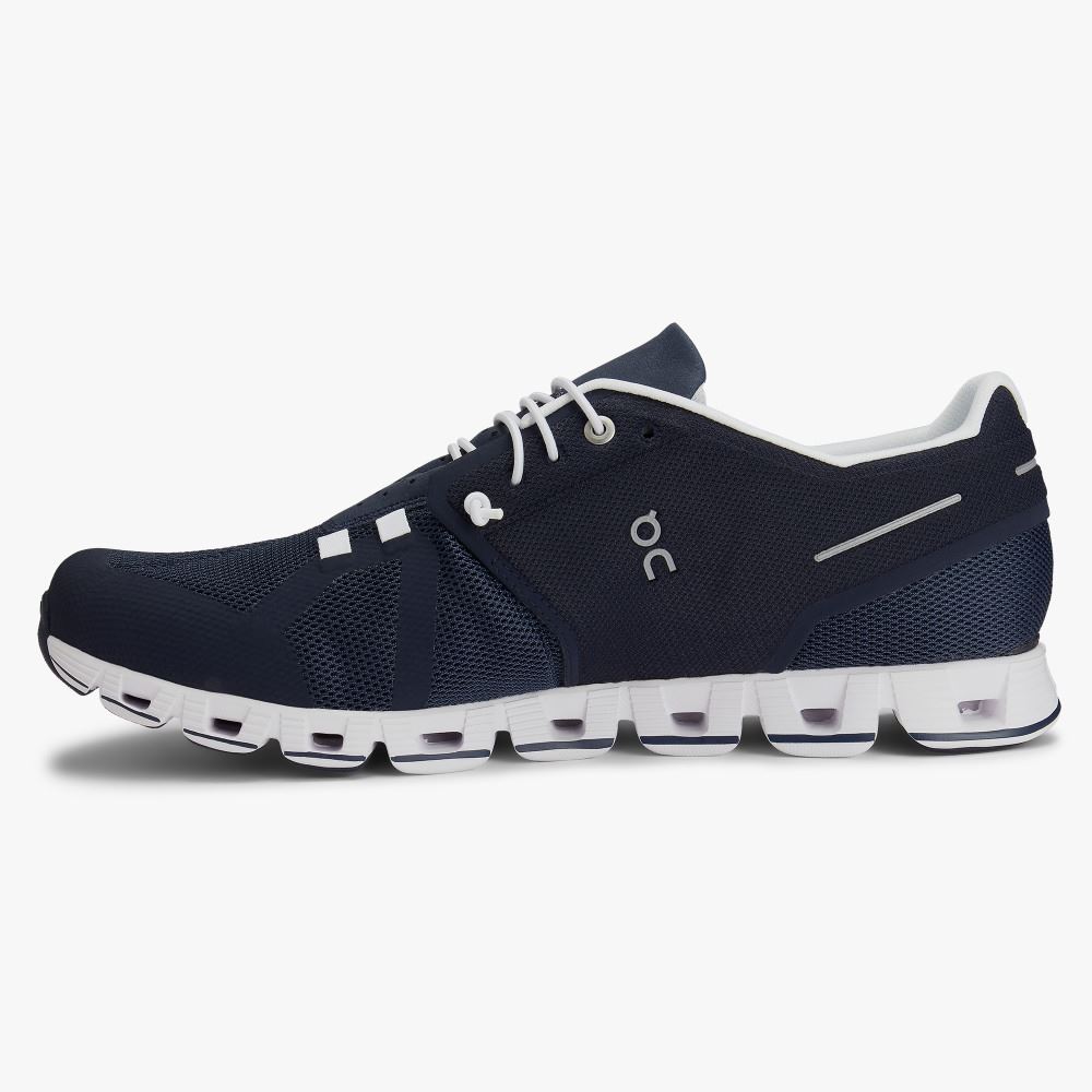 Men's On Running Cloud Trainers Navy | VTJ906IH