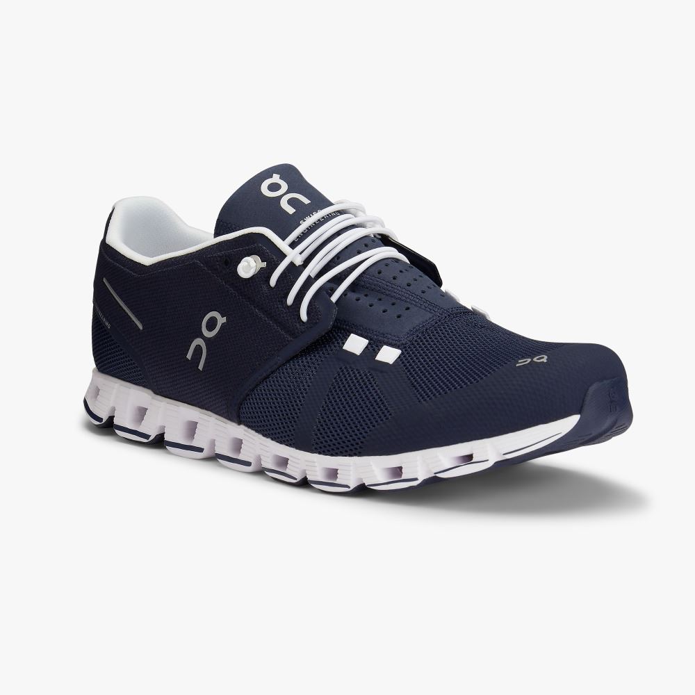 Men's On Running Cloud Trainers Navy | VTJ906IH