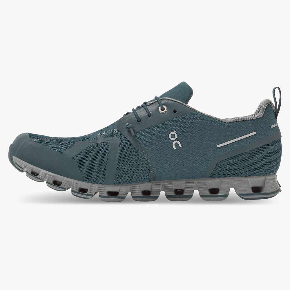 Men's On Running Cloud Trainers Turquoise | DQV3080XP