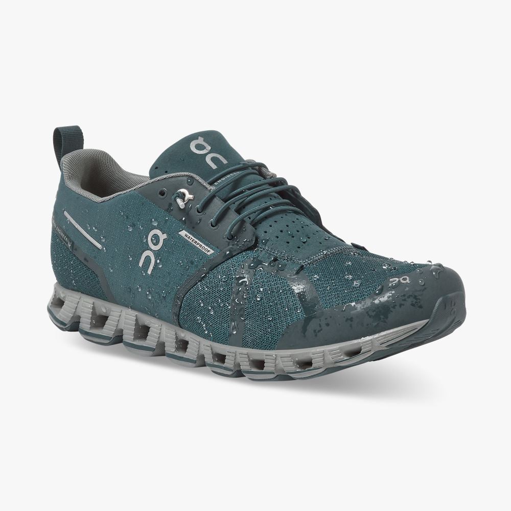 Men's On Running Cloud Trainers Turquoise | DQV3080XP