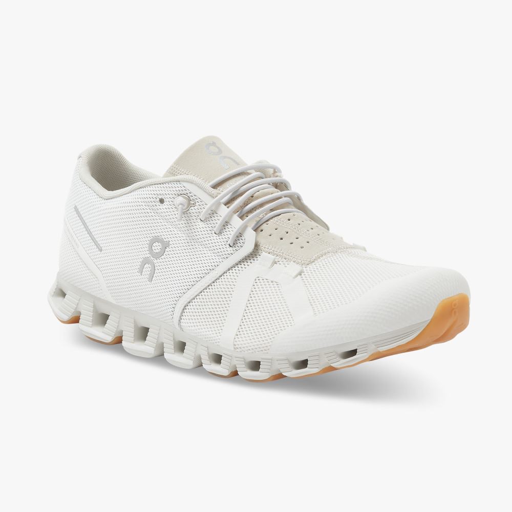 Men's On Running Cloud Trainers White | SPD6597YZ