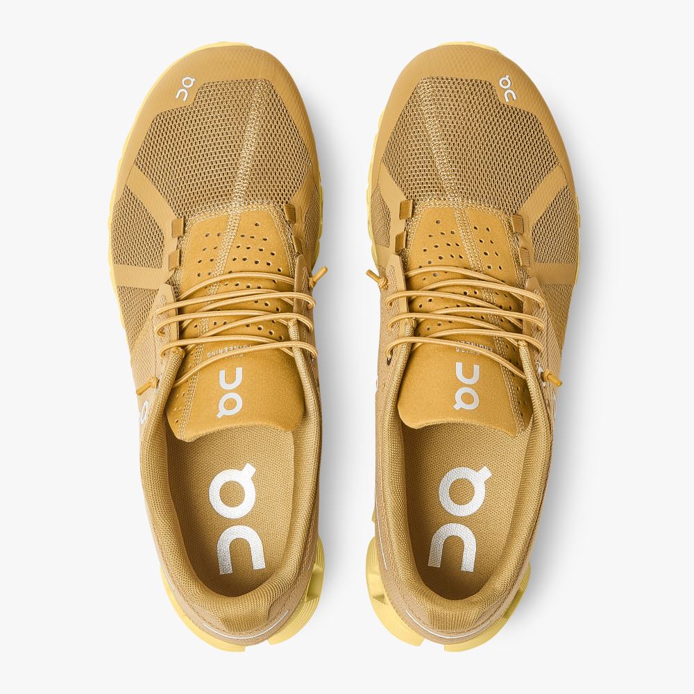 Men's On Running Cloud Trainers Yellow | VME8430PM