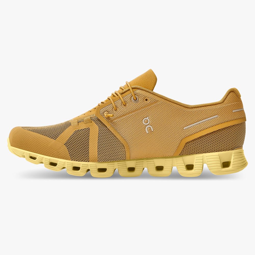 Men's On Running Cloud Trainers Yellow | VME8430PM