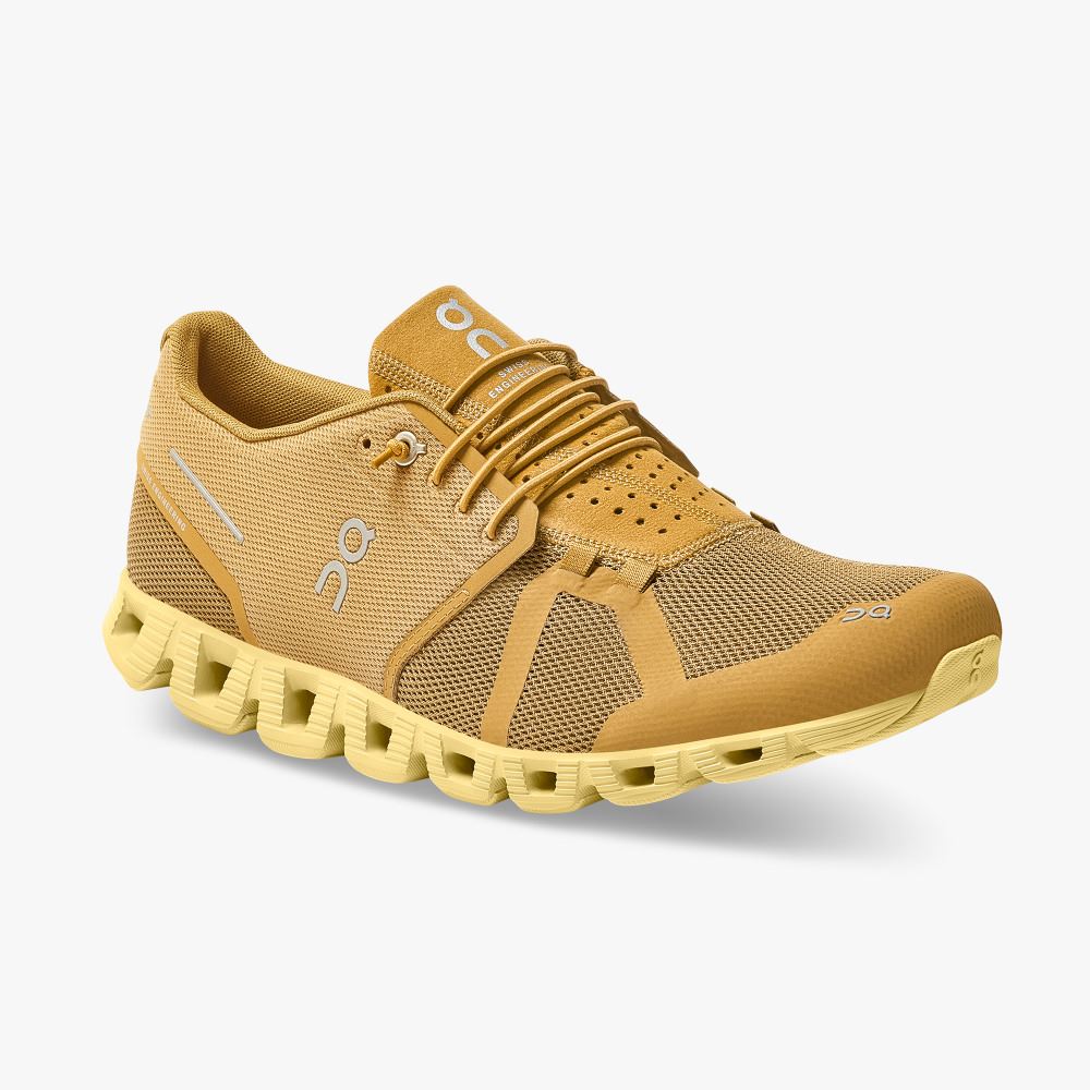 Men's On Running Cloud Trainers Yellow | VME8430PM