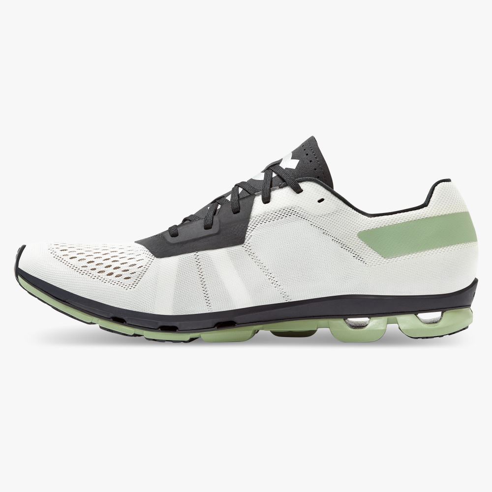 Men's On Running Cloudflash Road Running Shoes White | DIC3780NH