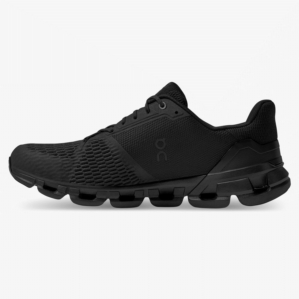 Men's On Running Cloudflyer Road Running Shoes Black | QGU1017JI