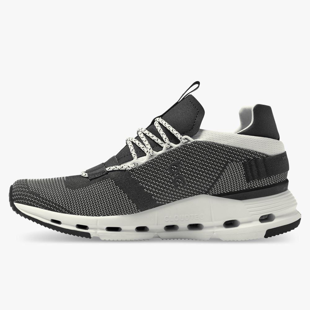 Men's On Running Cloudnova Trainers Black | HST2326JF