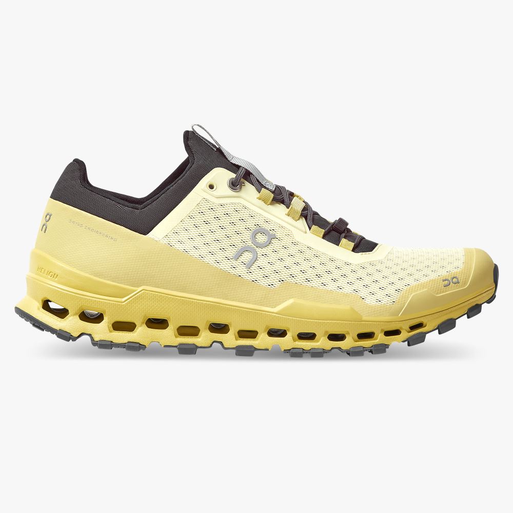 Men\'s On Running Cloudultra Trail Running Shoes Yellow | AQS7396IM