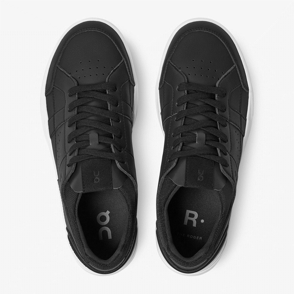 Men's On Running Roger Trainers Black | XQY682ZY