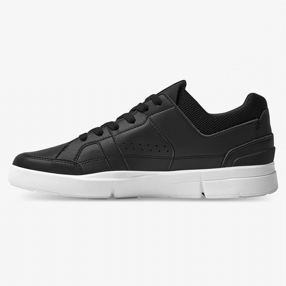 Men's On Running Roger Trainers Black | XQY682ZY