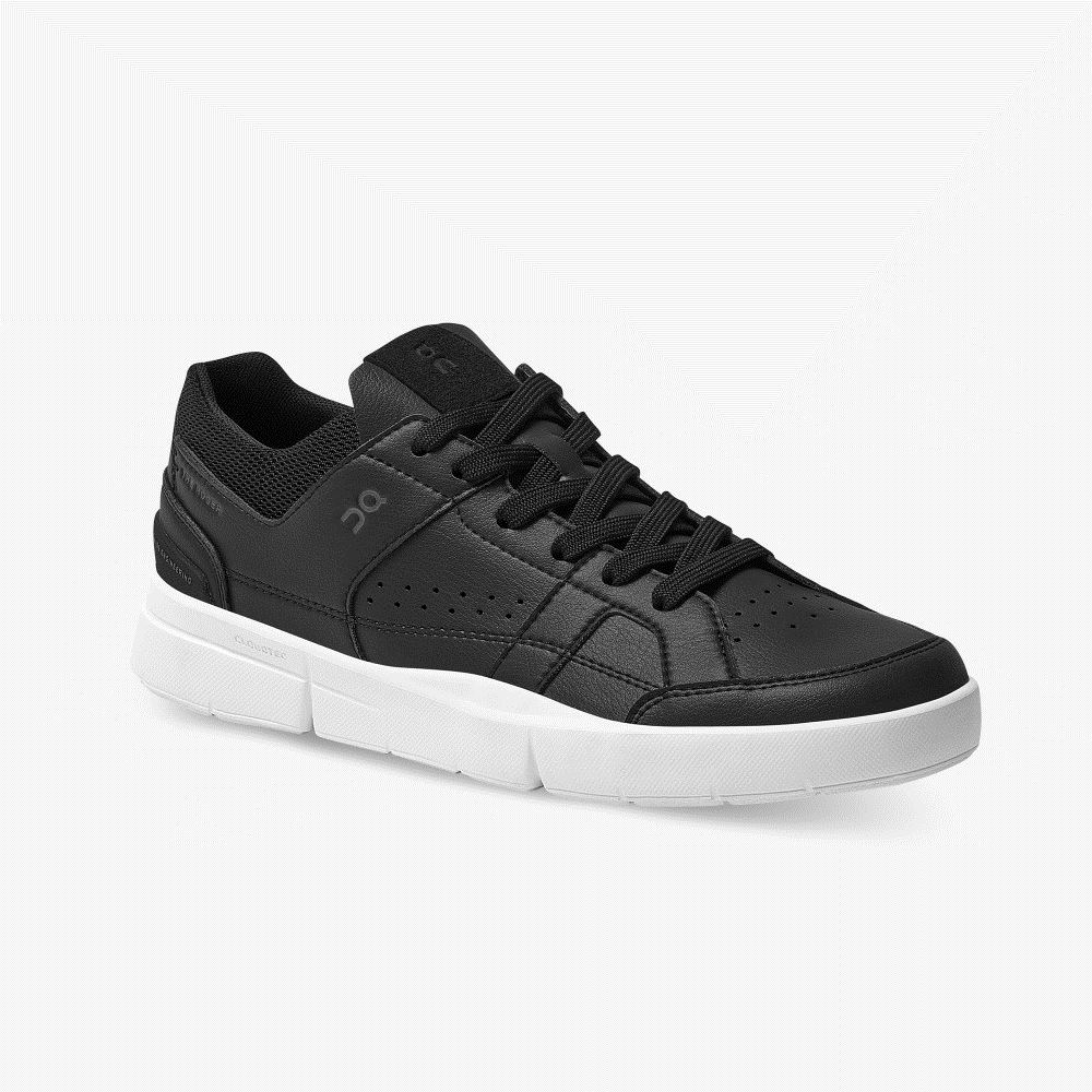 Men's On Running Roger Trainers Black | XQY682ZY