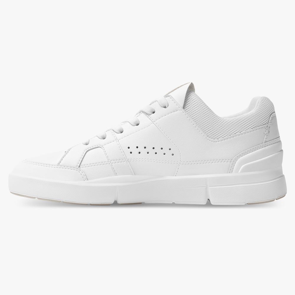 Men's On Running Roger Trainers White | SGK7346MM