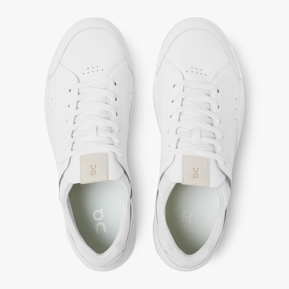 Men's On Running Roger Trainers White | TKD680IX