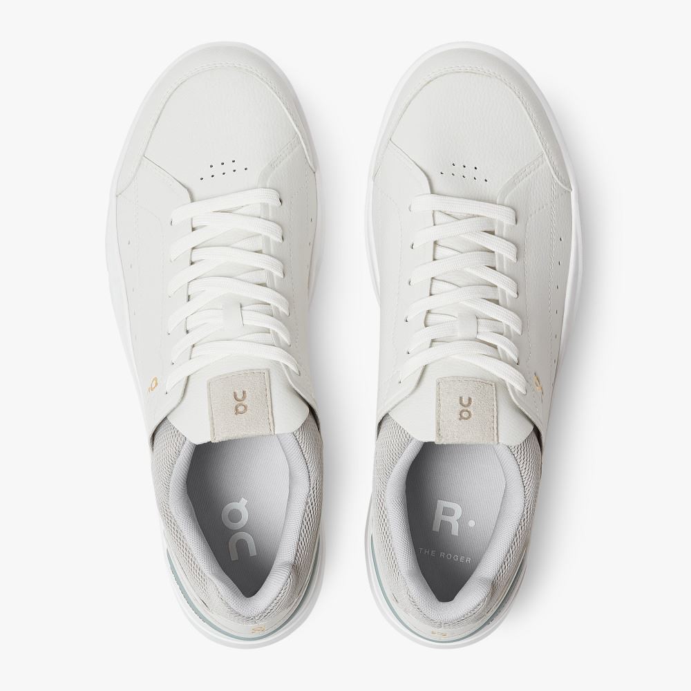 Men's On Running Roger Trainers White | XSB7495CO