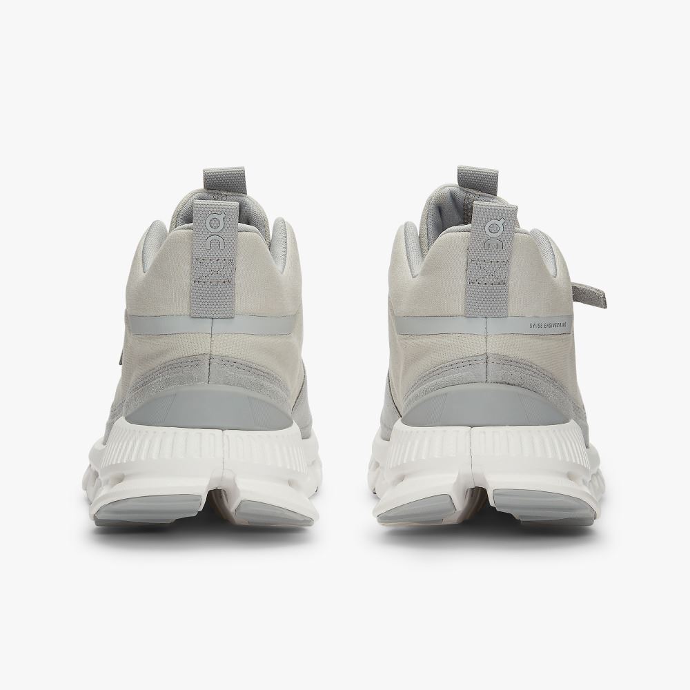 Women's On Running Cloud Hi Trainers Grey | QXS7488KV