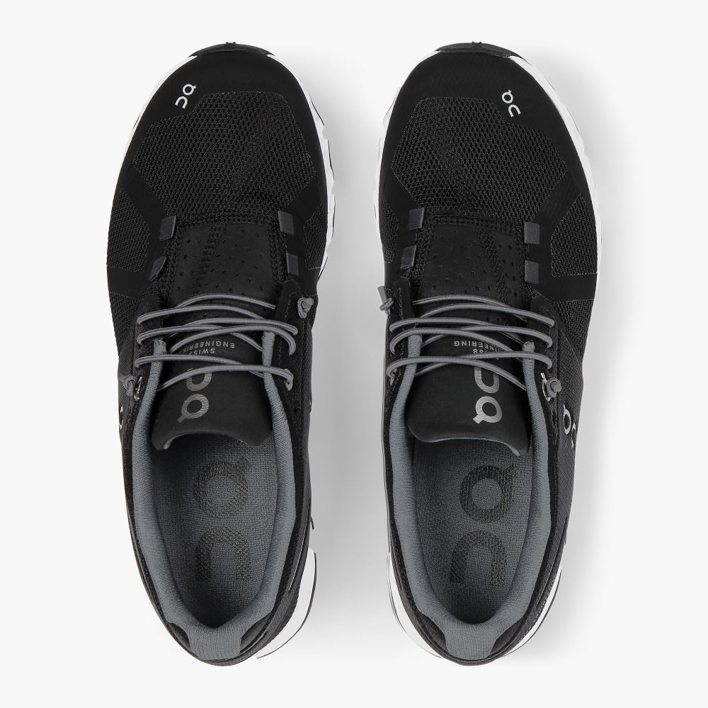 Women's On Running Cloud Trainers Black | GZL7191MB