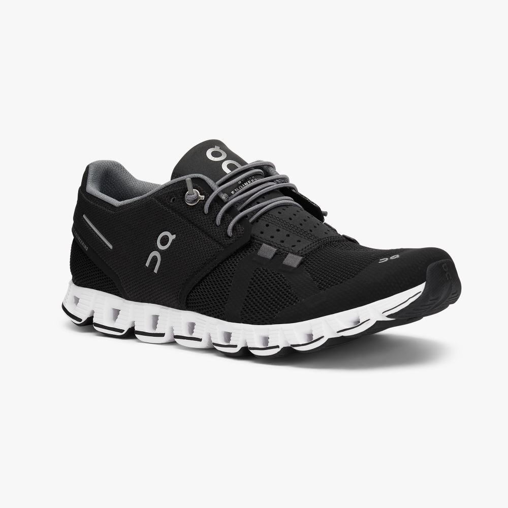 Women's On Running Cloud Trainers Black | GZL7191MB