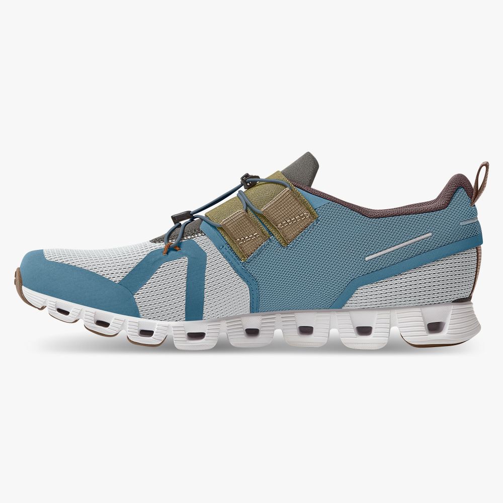 Women's On Running Cloud Trainers Blue White | KJE2962MY