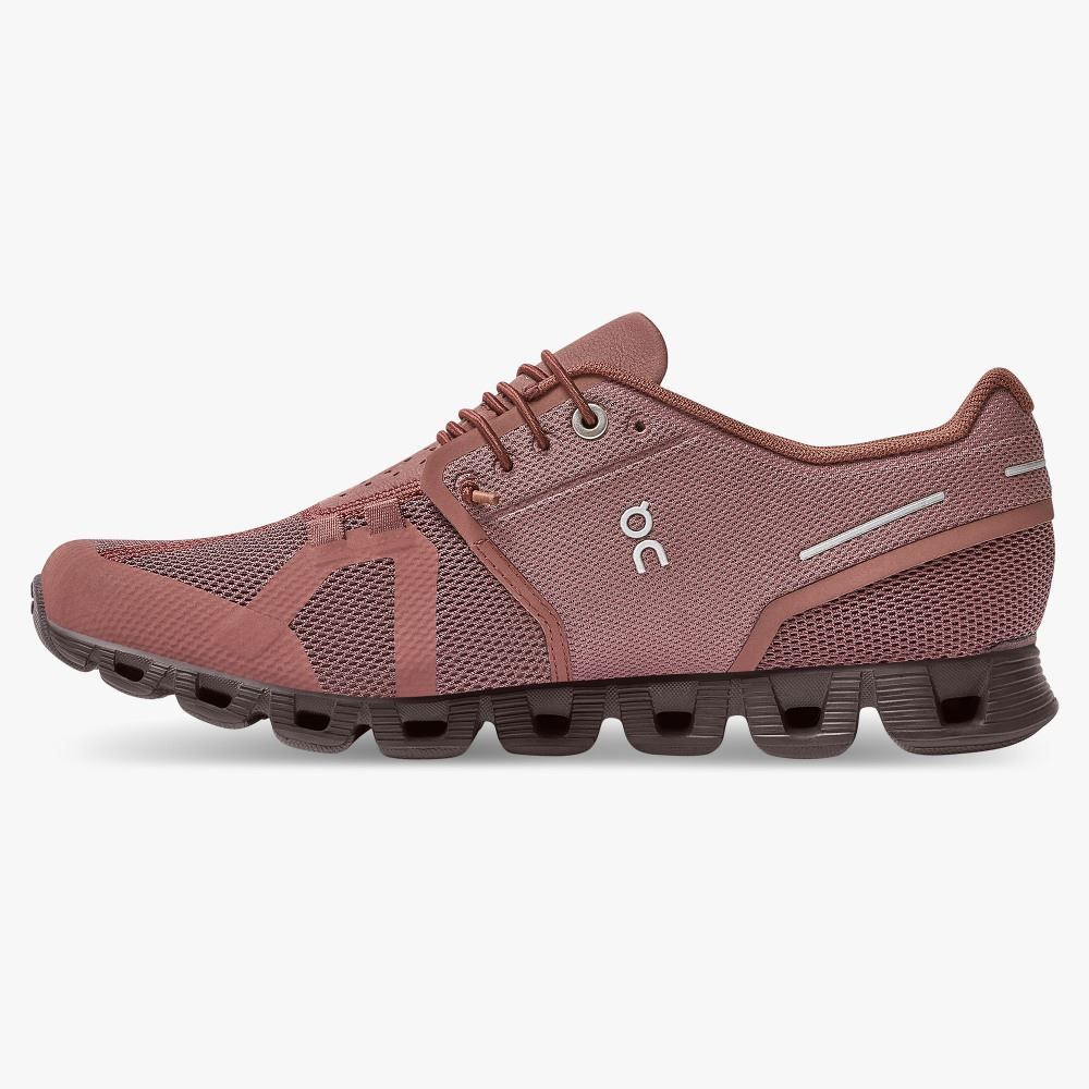 Women's On Running Cloud Trainers Light Burgundy | FOY155XU