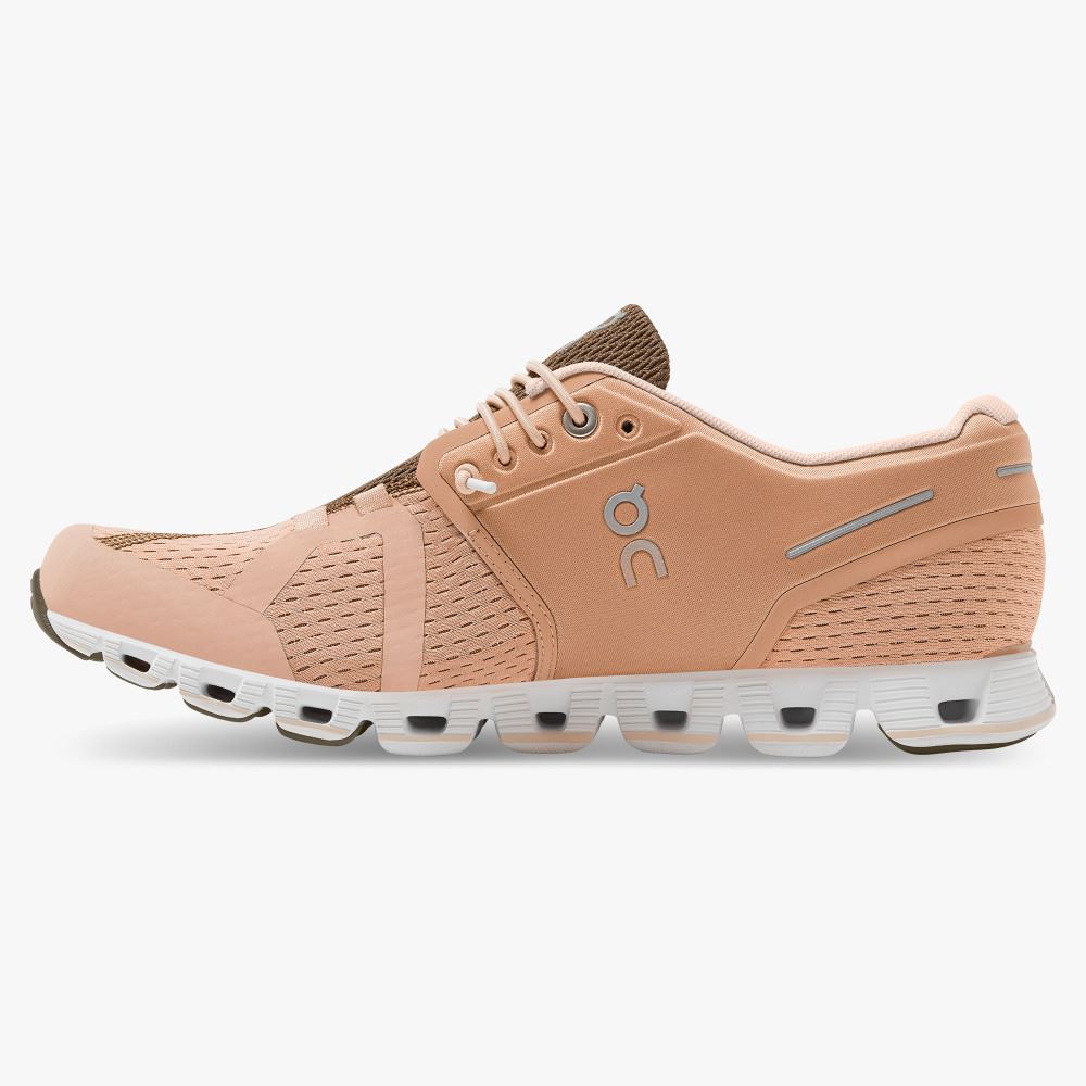 Women's On Running Cloud Trainers Light Brown | RJN2684EX