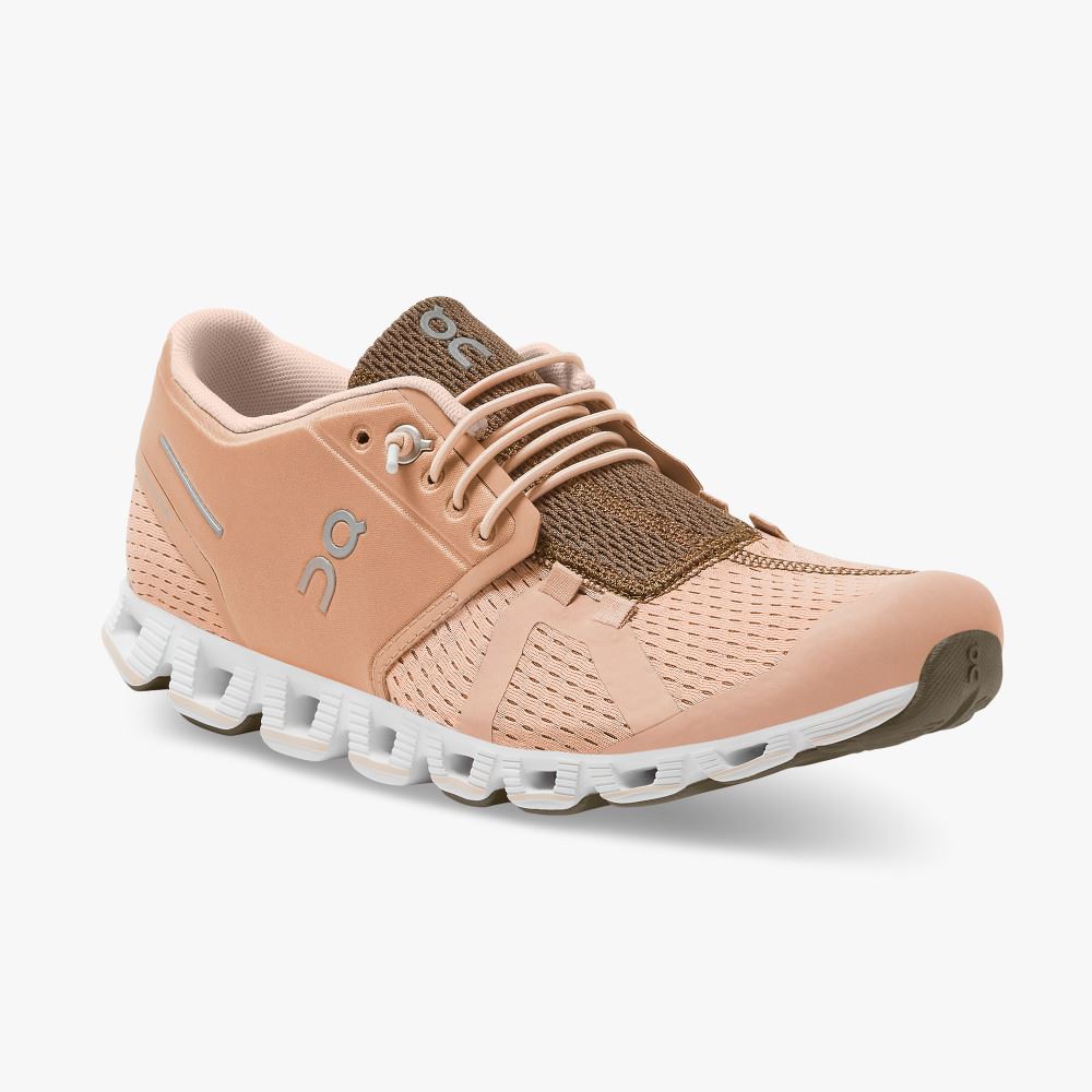 Women's On Running Cloud Trainers Light Brown | RJN2684EX