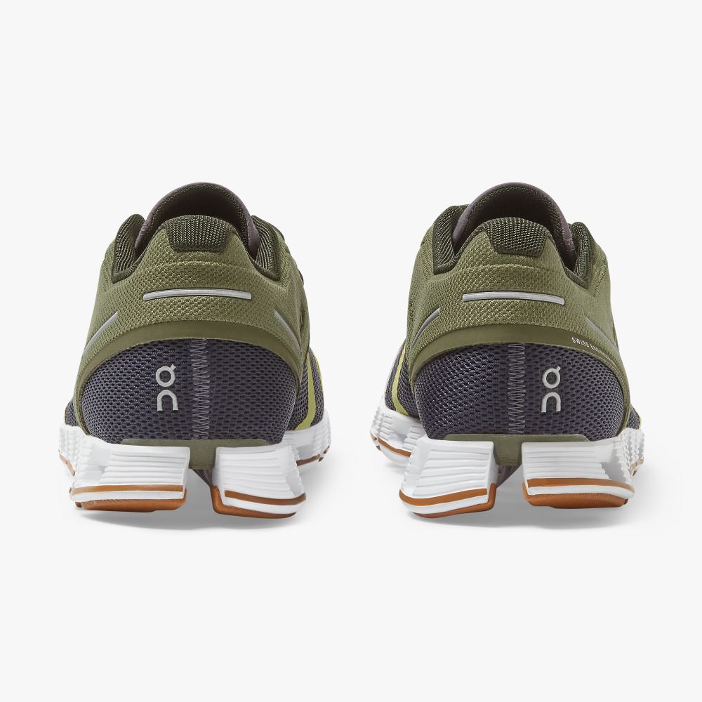 Women's On Running Cloud Trainers Olive Navy | BXZ9526TZ