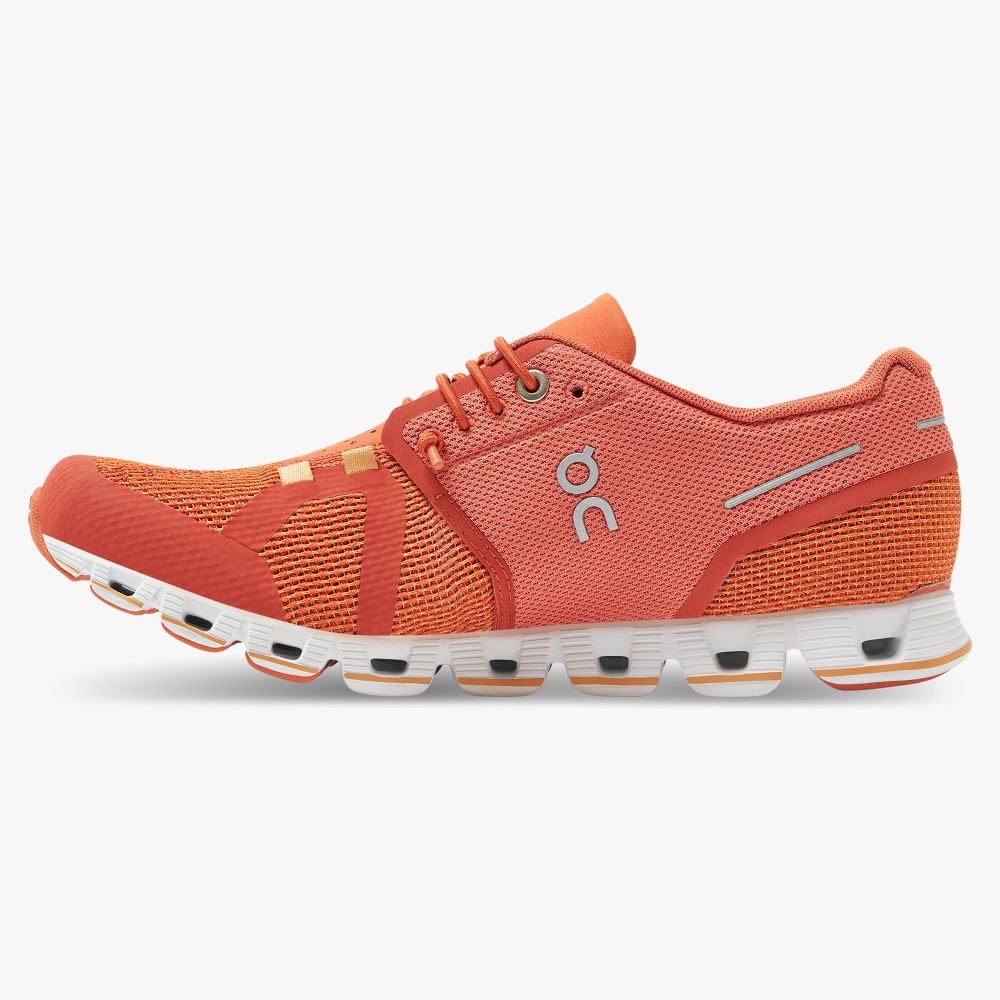 Women's On Running Cloud Trainers Orange Red | YVA6660CN