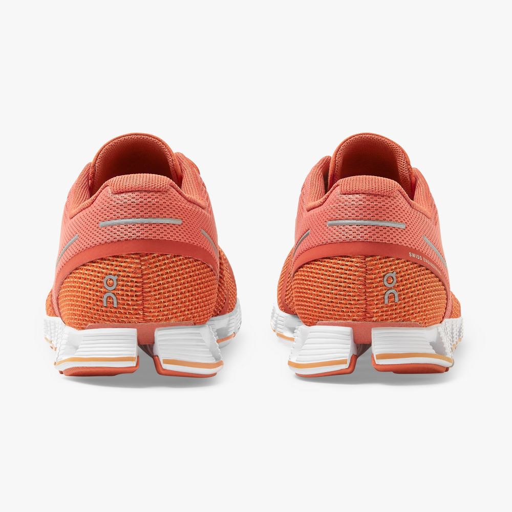 Women's On Running Cloud Trainers Orange Red | YVA6660CN