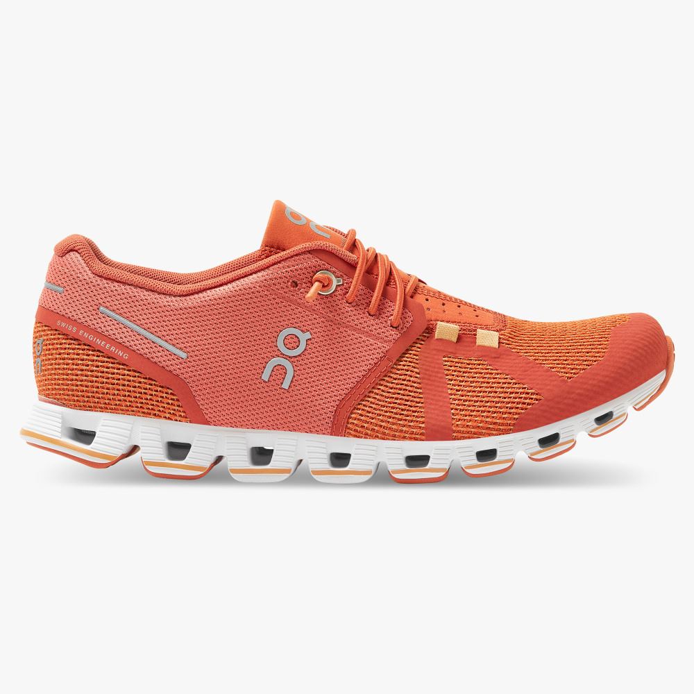 Women\'s On Running Cloud Trainers Orange Red | YVA6660CN