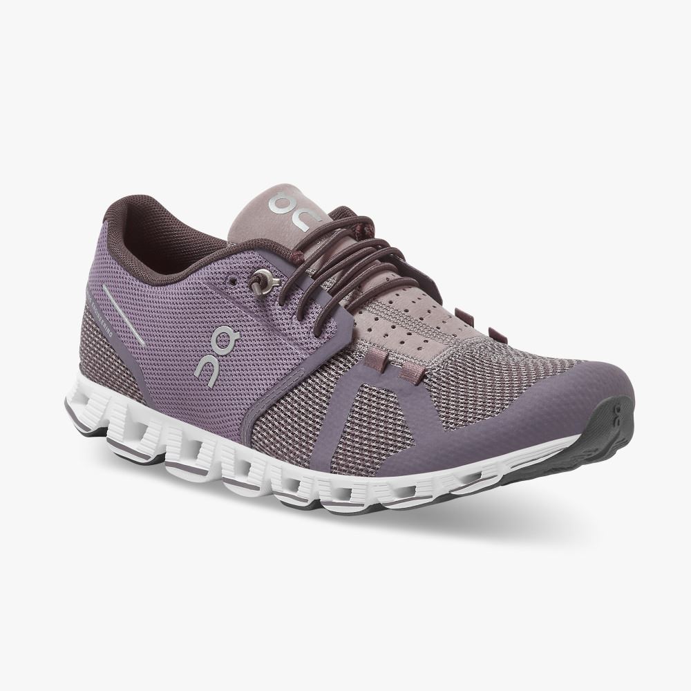 Women's On Running Cloud Trainers Purple | VPF843LD