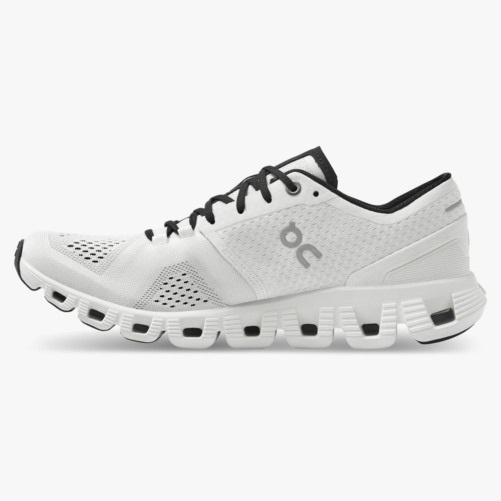 Women's On Running Cloud X Road Running Shoes White | BRA1312KD