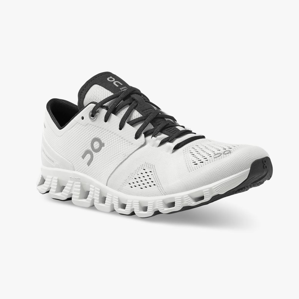 Women's On Running Cloud X Road Running Shoes White | BRA1312KD