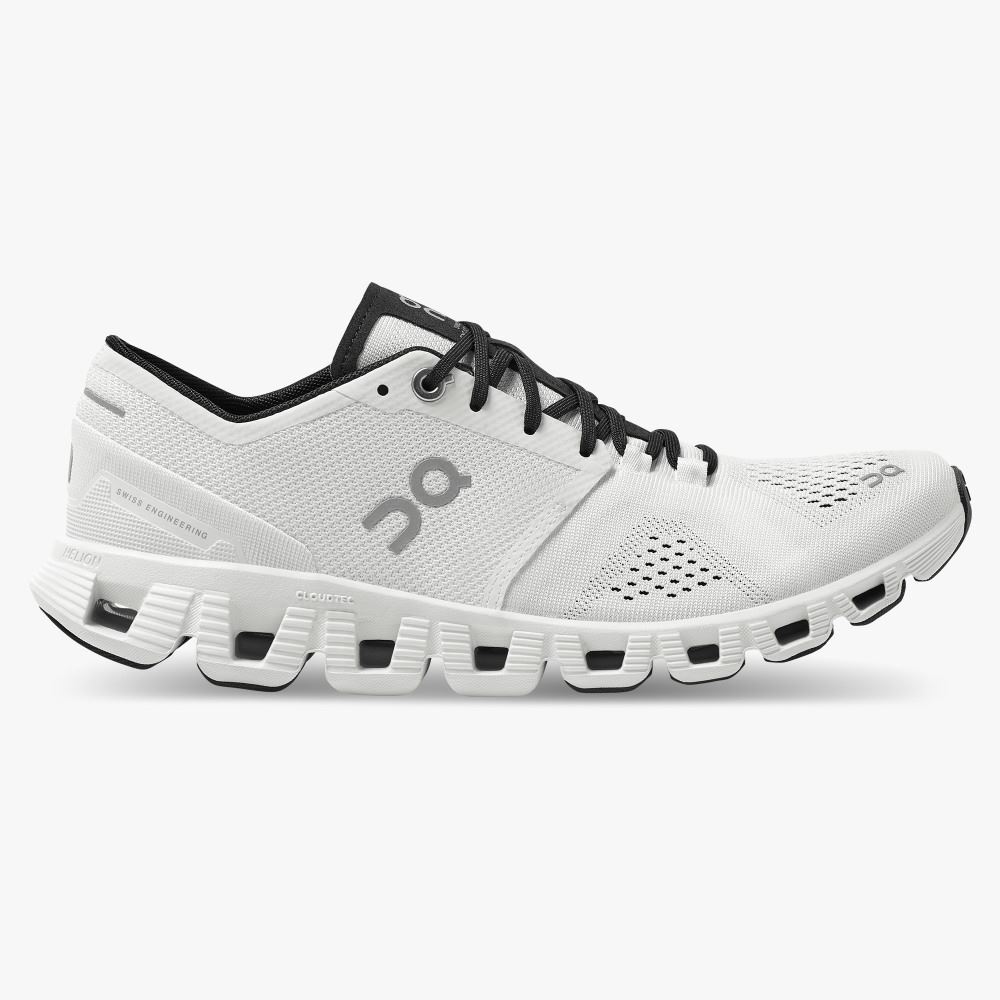 Women\'s On Running Cloud X Road Running Shoes White | BRA1312KD