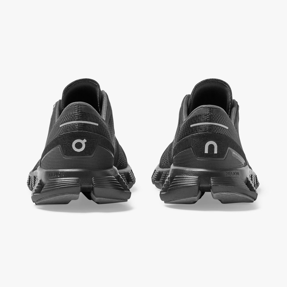 Women's On Running Cloud X Road Running Shoes Black | IXN1152RL