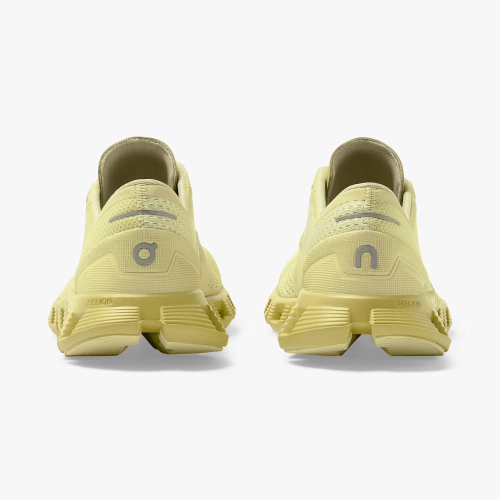 Women's On Running Cloud X Road Running Shoes Yellow | JPB3542SV