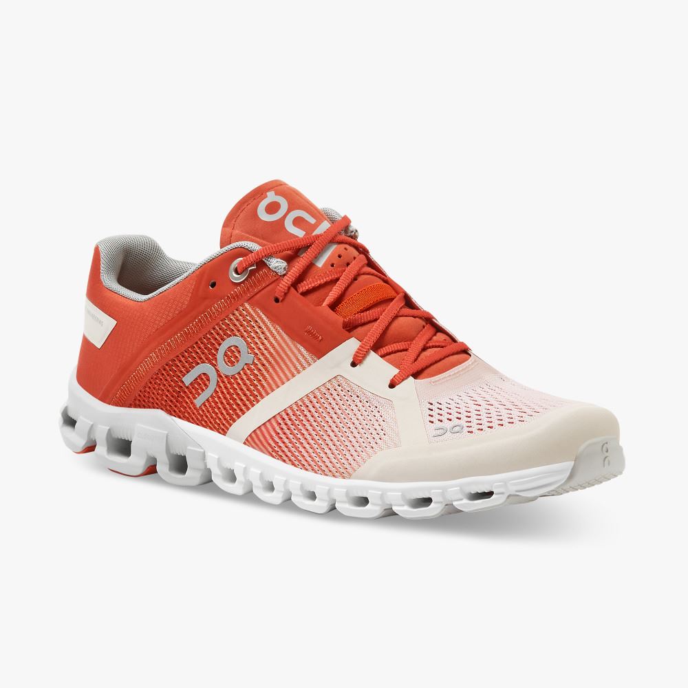 Women's On Running Cloudflow Road Running Shoes Red | HKT9858OF